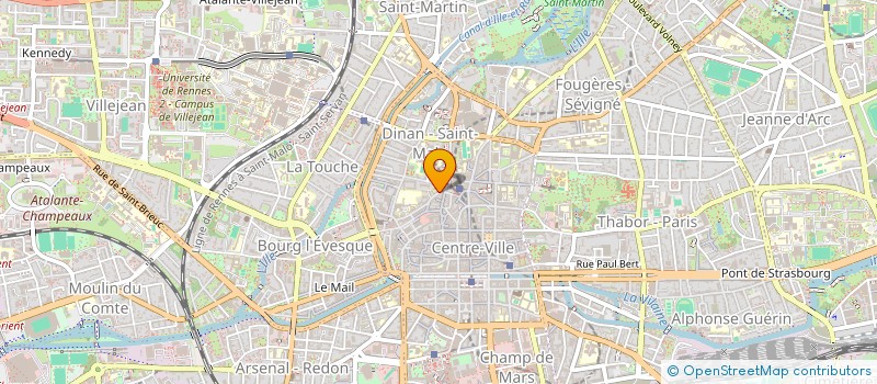 localisation de l'entreprise ASS COPRO 6 RUE SAINT LOUIS  RENNES