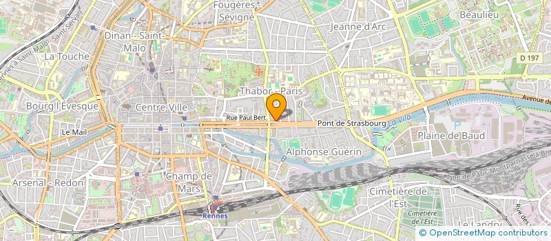 localisation de l'entreprise ASS COPRO 65 AVENUE A BRIAND  RENNES