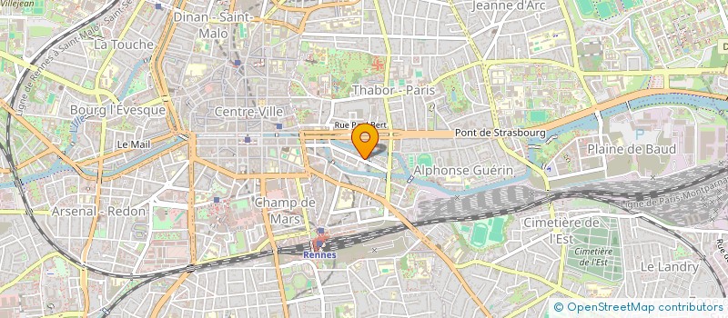 localisation de l'entreprise ASS COPRO 65 RUE DUPONT DES LOGES  RENNES