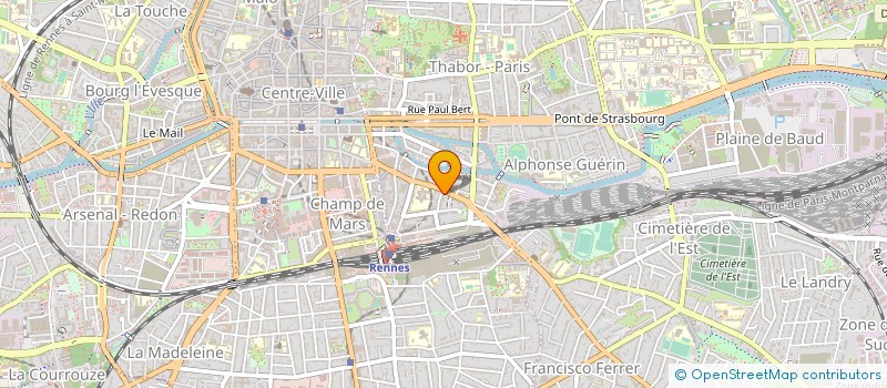 localisation de l'entreprise ASS COPRO 68 RUE SAINT HELIER  RENNES