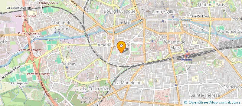 localisation de l'entreprise ASS COPRO 69 RUE D'INKERMANN  RENNES