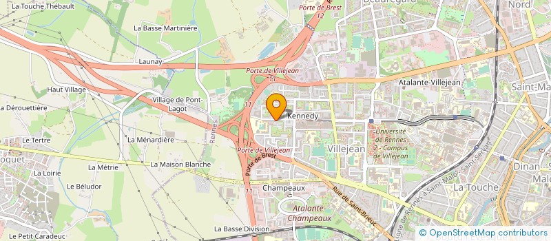 localisation de l'entreprise ASS COPRO 7 AU 19 AV DE GUYENNE  RENNES