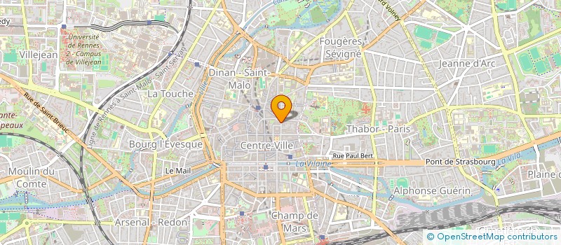 localisation de l'entreprise ASS COPRO 7 R HOCHE  RENNES