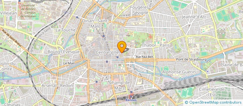 localisation de l'entreprise ASS COPRO 7 RUE DE CORBIN  RENNES