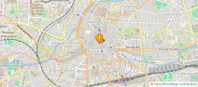 localisation de l'entreprise ASS COPRO 7 RUE DE L'HORLOGE  RENNES