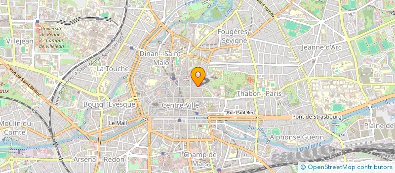 localisation de l'entreprise ASS COPRO 7 RUE DES FOSSES  RENNES