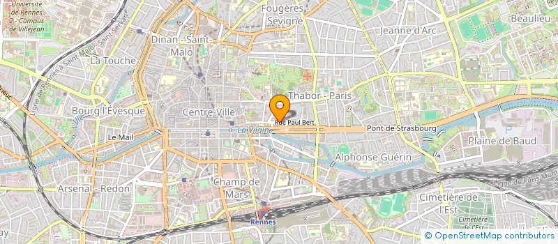 localisation de l'entreprise ASS COPRO 7 RUE PAUL BERT  RENNES