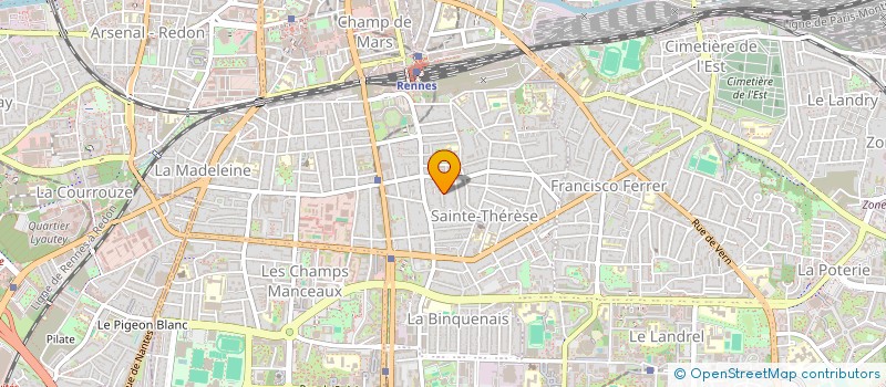 localisation de l'entreprise ASS COPRO 70 B BD JACQUES CARTIER  RENNES