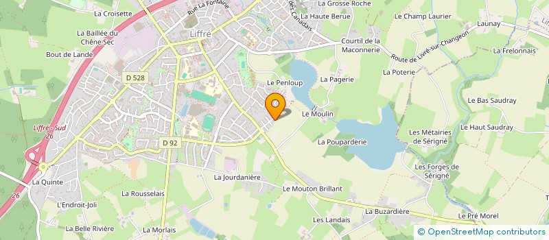 localisation de l'entreprise ASS COPRO 71 BD DE STRABOURG  LA BOUEXIERE