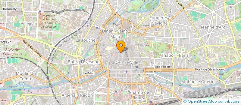 localisation de l'entreprise ASS COPRO 8 & 10 RUE LEPERDIT  RENNES