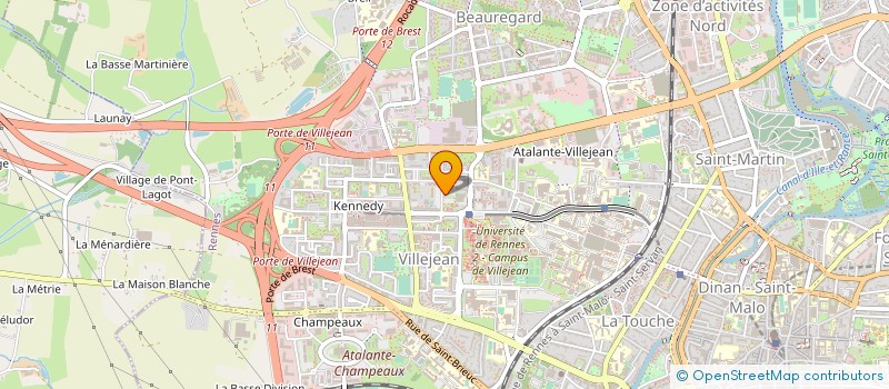 localisation de l'entreprise ASS COPRO 8 AU 16 R DE LORRAINE  RENNES