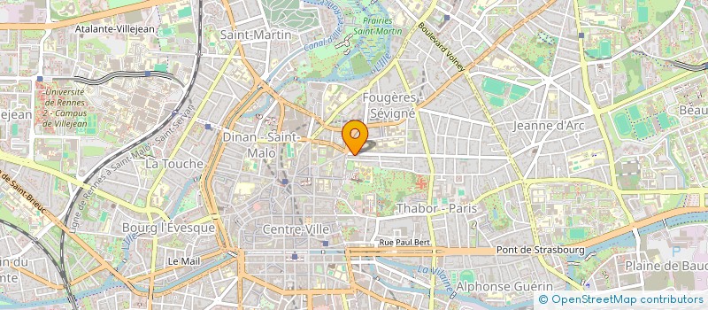 localisation de l'entreprise ASS COPRO 8 BD DE SEVIGNE  RENNES