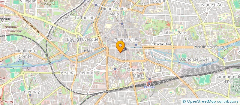 localisation de l'entreprise ASS COPRO 8 R DE LA PARCHEMINERIE  RENNES