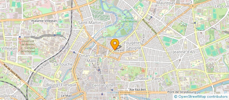 localisation de l'entreprise ASS COPRO 80 RUE D ANTRAIN  RENNES