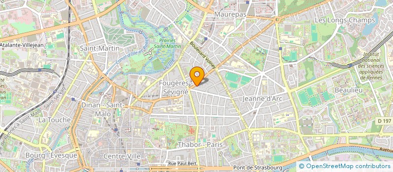 localisation de l'entreprise ASS COPRO 82 R DE FOUGERES  RENNES