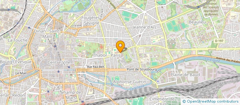 localisation de l'entreprise ASS.COPRO.85  RUE DE PARIS  RENNES