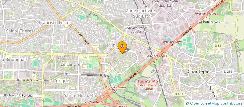 localisation de l'entreprise ASS COPRO 85 RUE MICHEL GERARD  RENNES