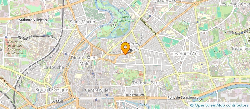 localisation de l'entreprise ASS COPRO 87 RUE JEAN GUEHENNO  RENNES