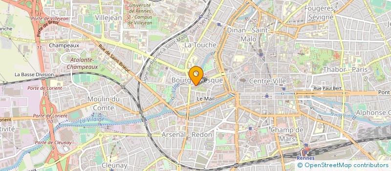 localisation de l'entreprise ASS COPRO 9 & 11 RUE PAPU  RENNES