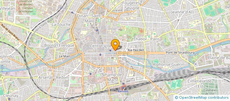 localisation de l'entreprise ASS COPRO 9 RUE DES FRANCS BOURGEOIS  RENNES