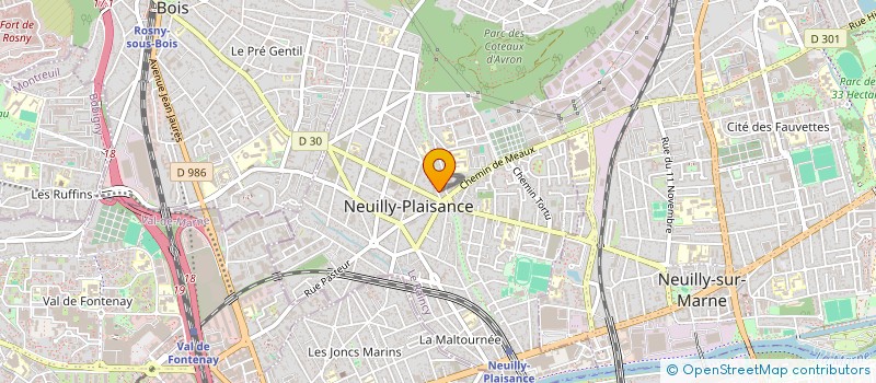 localisation de l'entreprise ASS COPRO DE L'IMMEUBLE DES SIX  NEUILLY-PLAISANCE