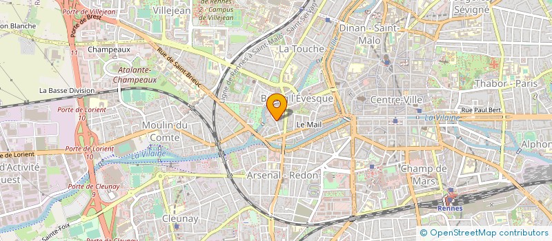 localisation de l'entreprise ASS COPRO DU 10 RUE DE LORGERIL  RENNES