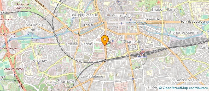 localisation de l'entreprise ASS COPRO DU 13 BD DE LA TA  RENNES