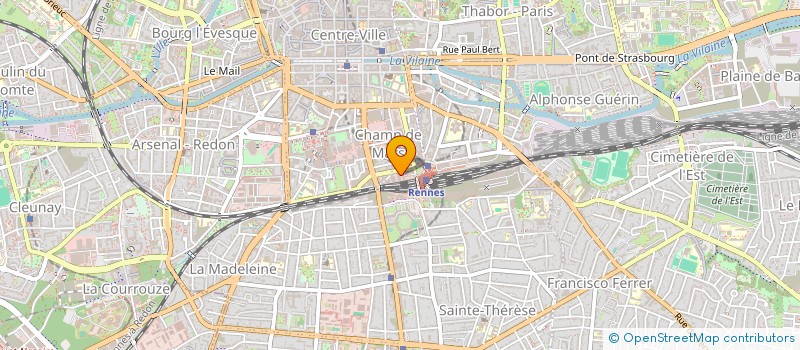 localisation de l'entreprise ASS COPRO DU 18 BD BEAUMONT  RENNES