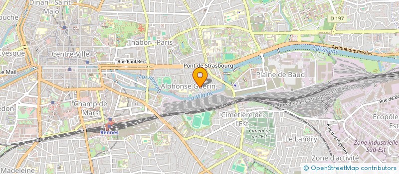 localisation de l'entreprise ASS COPRO DU 3 SQUARE DU DOCTEUR GUERIN  RENNES