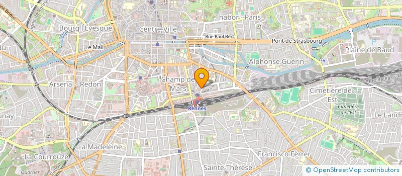 localisation de l'entreprise ASS COPRO DU 30 AV BARTHOU  RENNES