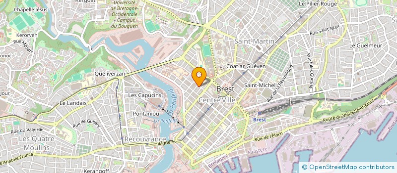 localisation de l'entreprise ASS COPRO DU 38 RUE ALGESIRAS à BREST