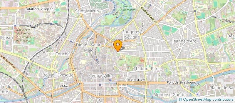 localisation de l'entreprise ASS COPRO DU 4 R M GUILLAUDOT  RENNES