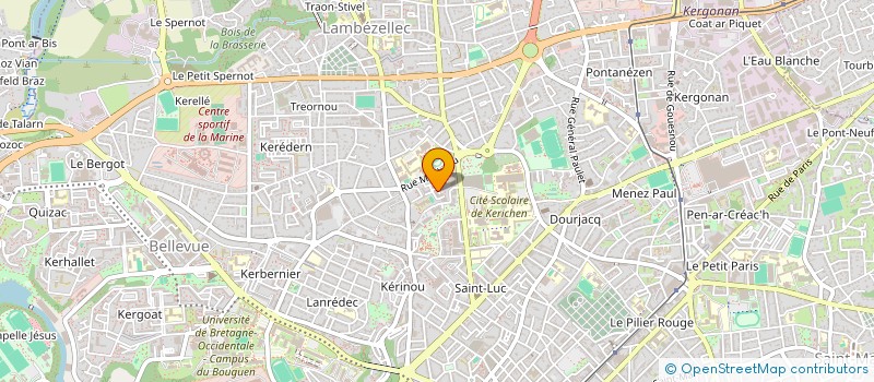 localisation de l'entreprise ASS COPRO DU 7 RUE MAX FAUCHON à BREST
