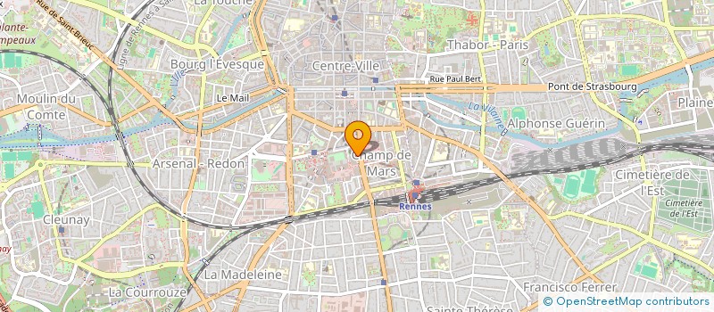 localisation de l'entreprise ASS COPRO DU CENTRE COMMERCIAL 3 SOLEILS  RENNES