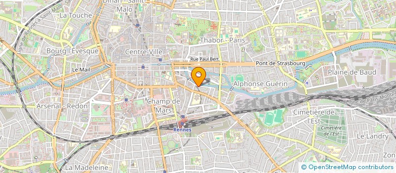 localisation de l'entreprise ASS COPRO GARAGE ALAIN GERBAULT  RENNES