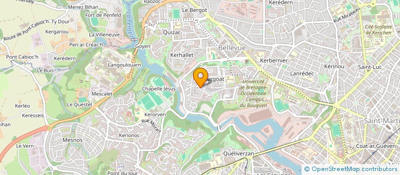 localisation de l'entreprise ASS COPRO GROUPE MARECHAL PELISSIER à BREST