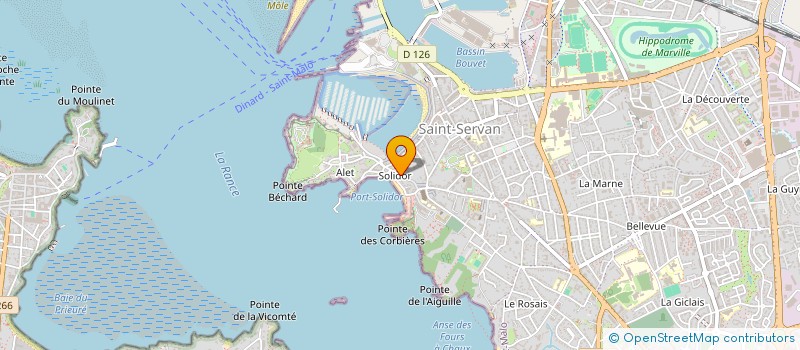 localisation de l'entreprise ASS COPRO IM 1 RUE DU GLORIOUX  SAINT-MALO