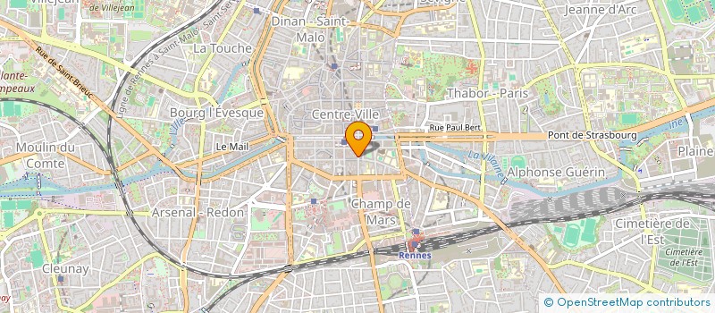 localisation de l'entreprise ASS COPRO IM 10 R MAL JOFFRE  RENNES