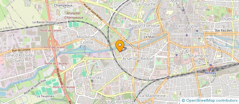 localisation de l'entreprise ASS COPRO IM 14 16 RUE NOEL BLAYAU  RENNES