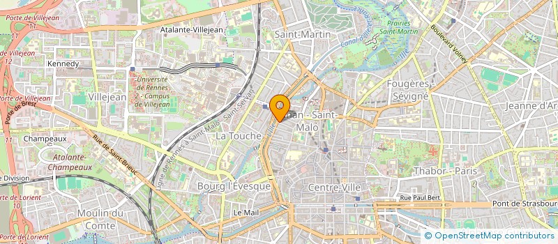 localisation de l'entreprise ASS COPRO IM 26 R ROBELIN  RENNES