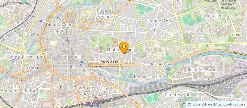 localisation de l'entreprise ASS COPRO IM 27 R RICHARD LENOIR  RENNES