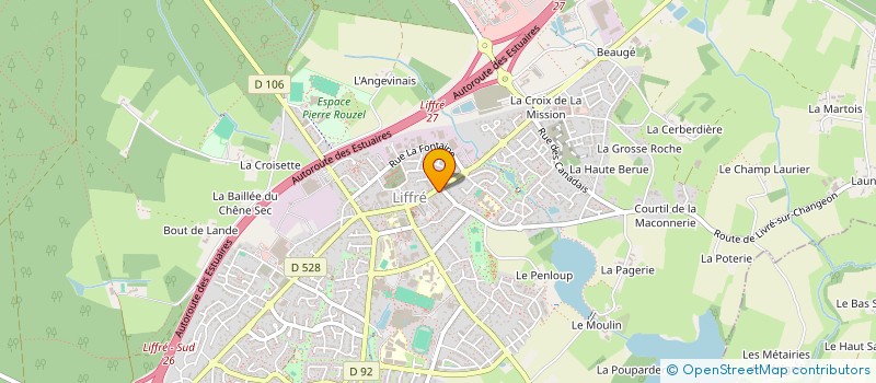 localisation de l'entreprise ASS COPRO IM 27 RUE DE FOUGERES  LIFFRE