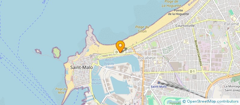 localisation de l'entreprise ASS COPRO IM 28 CHAUSS DU SILLON  SAINT-MALO