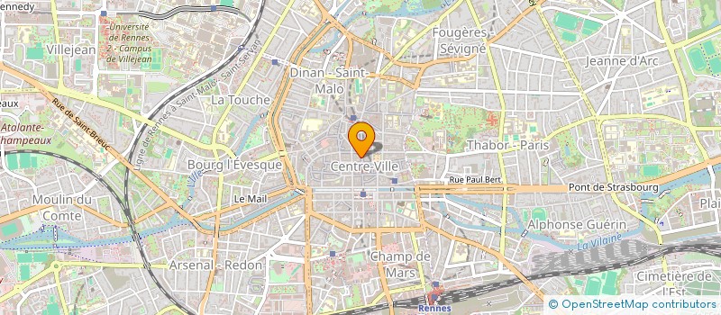 localisation de l'entreprise ASS COPRO IM 3 R D ESTREES  RENNES