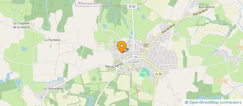 localisation de l'entreprise ASS COPRO IM 4 R DE LA HAYRIE  GOVEN