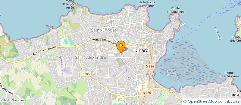 localisation de l'entreprise ASS COPRO IM 46 B R GARDINER  DINARD