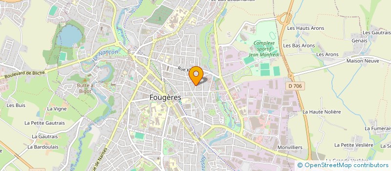 localisation de l'entreprise ASS COPRO IM 6 R DU PERE MAUNOIR  FOUGERES