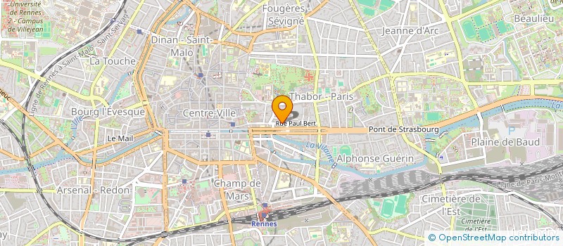 localisation de l'entreprise ASS COPRO IM 9 R PAUL BERT  RENNES