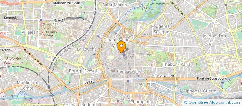 localisation de l'entreprise ASS COPRO IM PL STE ANNE  RENNES