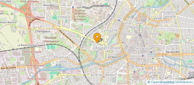 localisation de l'entreprise ASS COPRO IM R BREST  RENNES